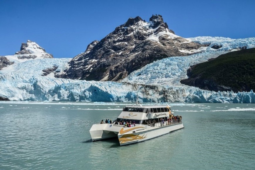La embarcación formará parte de la oferta turística en el lago Viedma la próxima temporada. Imagen ilustativa.