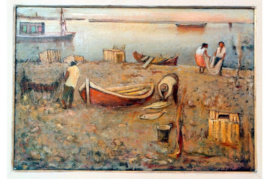 Obra de Matías Molinas. Foto: Archivo