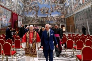 El esperado encuentro se realizó en la Capilla Sixtina.