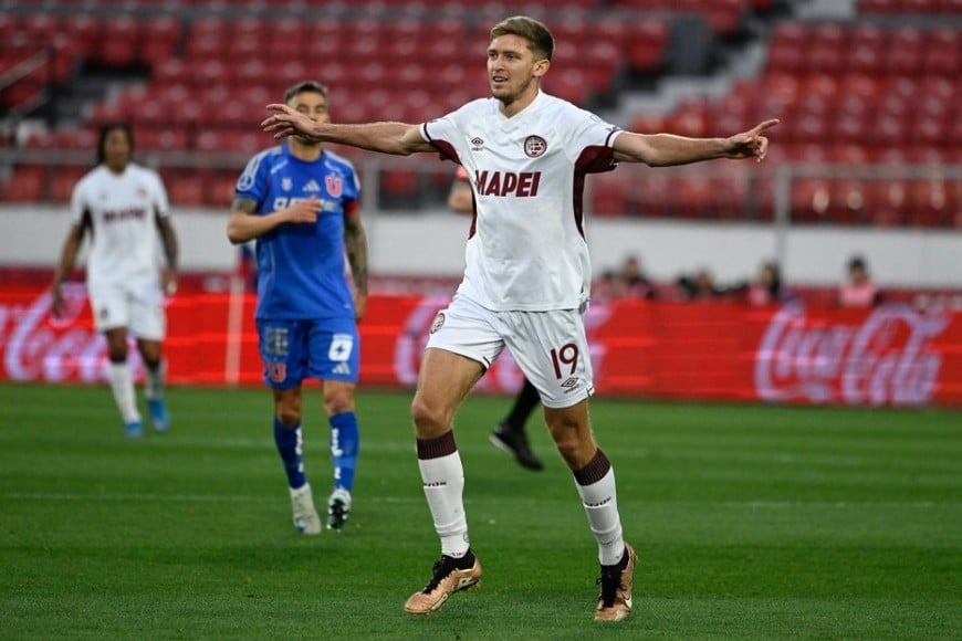 Universidad de Chile vs Lanús. Foto: @clublanus