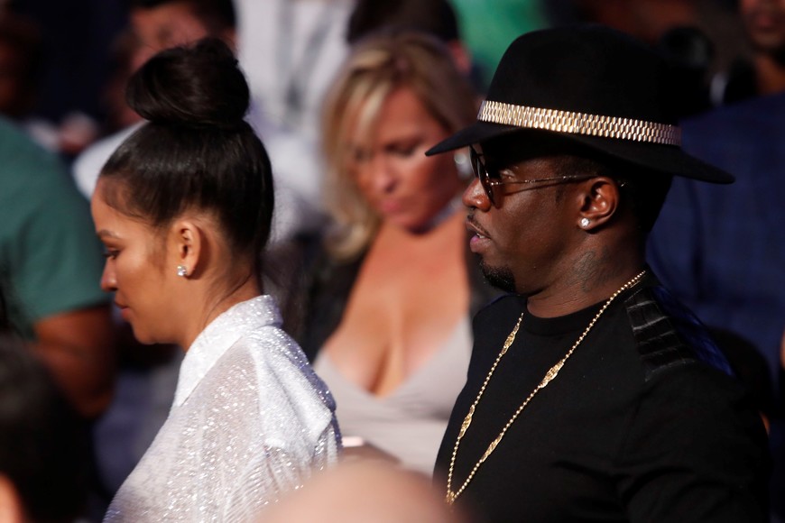 Boxing - Floyd Mayweather Jr. vs Conor McGregor - Las Vegas, USA - August 26, 2017  P Diddy before the fight REUTERS/Steve Marcus las vegas eeuu P Diddy pelea por el titulo categoria peso super welter boxeo figuras invitadas personalidades