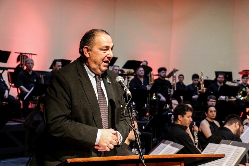 Poletti en la celebración