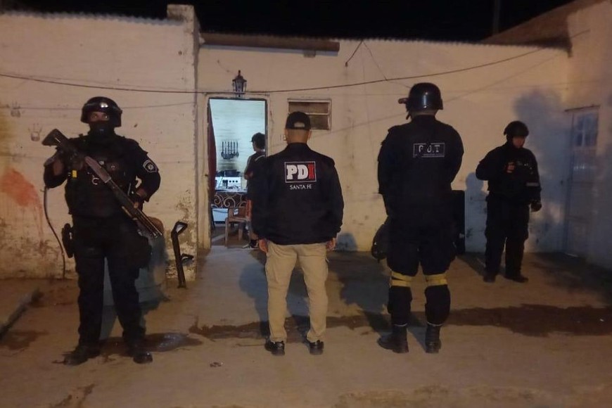 En total se realizaron once allanamientos. Foto: El Litoral
