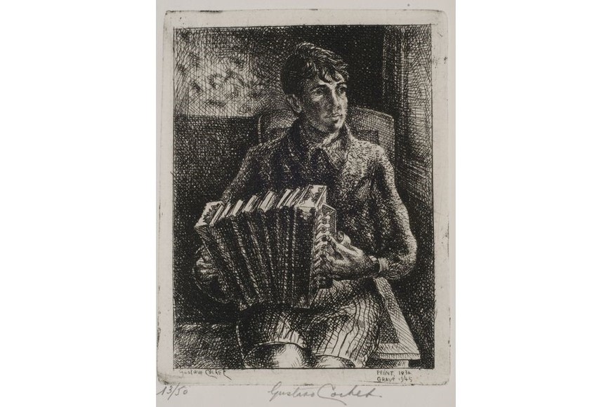 "Figura masculina" de Cochet. Foto: Museo Nacional de Bellas Artes