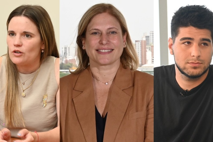 Las tres cabezas de listas. Foto: El Litoral