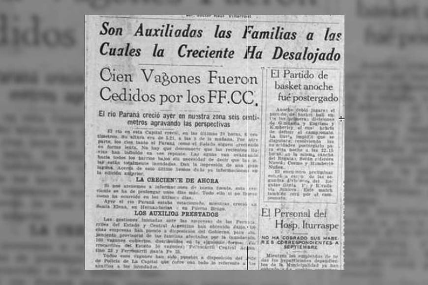 El artículo de diario El Orden, de principios de enero de 1940.