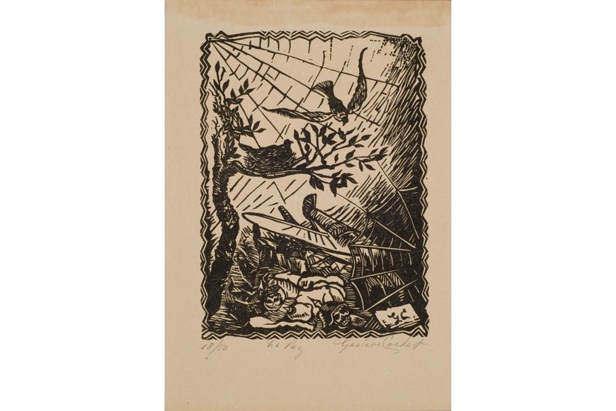 "La paz"de Cochet. Foto: Museo Nacional de Bellas Artes