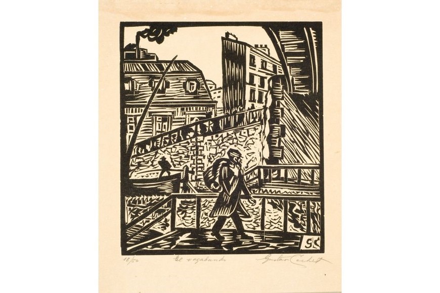 "El vagabundo" de Cochet. Foto: Museo Nacional de Bellas Artes