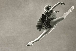 La bailarina en plena acción.  Foto: Archivo