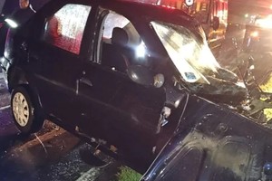 El sinestro se produjo a la altura del kilómetro 882 de la Ruta 11.