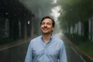 "La lluvia sigue siendo lluvia, pero ya no soy el mismo".