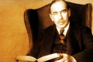 John Maynard Keynes (1883-1946), notable e influyente economista británico. "No hay medio más sutil y seguro de subvertir la base existente de la sociedad que corromper su moneda", dijo.