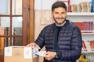 Así votó Pullaro en Hughes. Foto: Gentileza