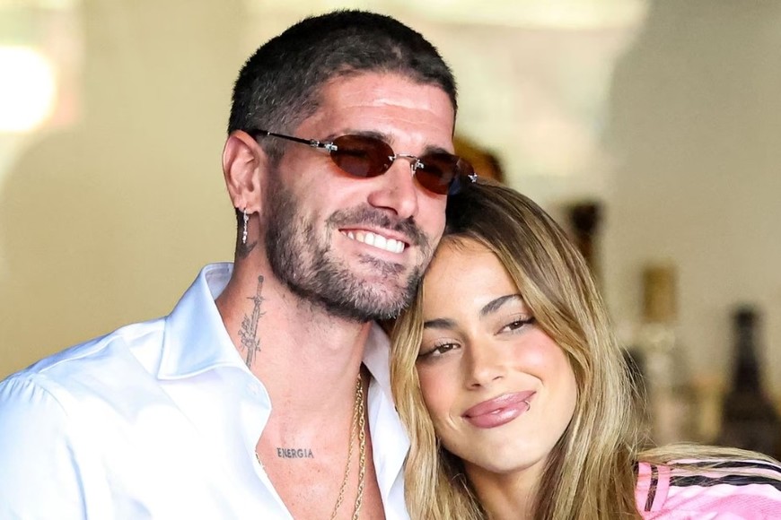 Rodrigo de Paul, se desplazó desde Estados Unidos para acompañar a su pareja