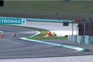 José Antonio Rueda y Noah Dettwiler fueron trasladados en helicóptero tras el accidente en Malasia.