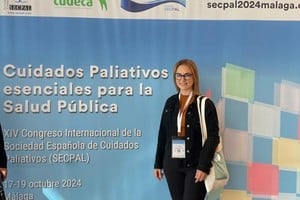 Natalie Figueredo -Uruguay- es doctora en el Programa Medicina, magíster en Ciencias en Enfermería y Especialista en Enfermería Geriátrica y Gerontológica. Creó y dirigió por una década el Máster en Cuidados Paliativos de la Universidad Católica de Uruguay. Gentileza UCSF