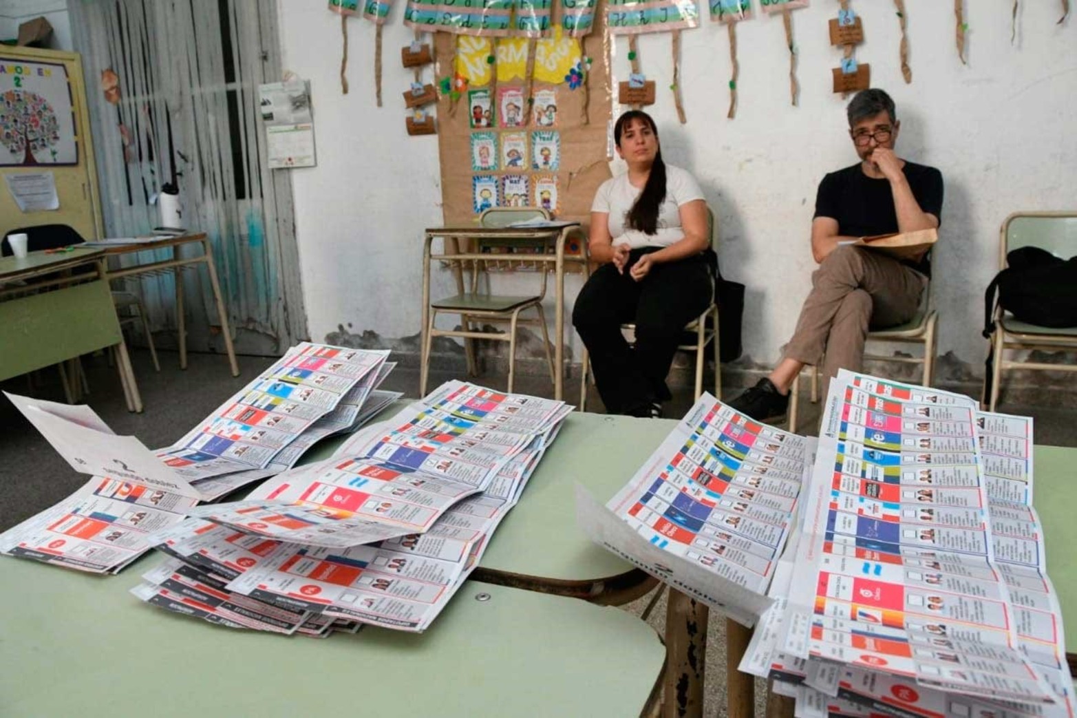 Expectativa por los resultados electorales. 