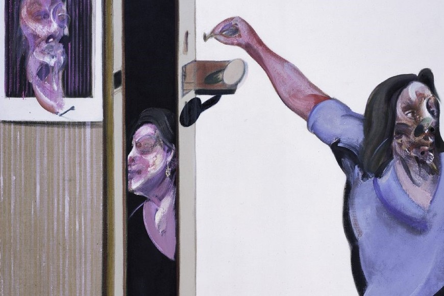 Foto del cuadro "Tres estudios de Isabel Rawsthorne" de 1967. Foto: Archivo / EFE