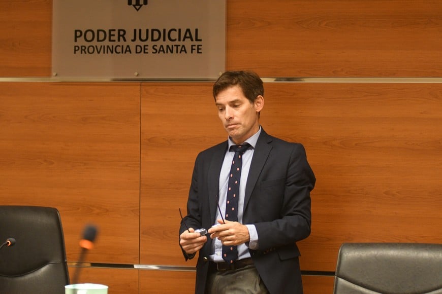 Lisandro Aguirre juez Juicio choque Luciano Nicola acusado Sanchez. Foto: Flavio Raina