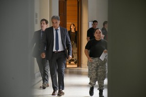 Juan José Patiño encabeza la querella privada que llevó a juicio al conductor. Foto: Flavio Raina