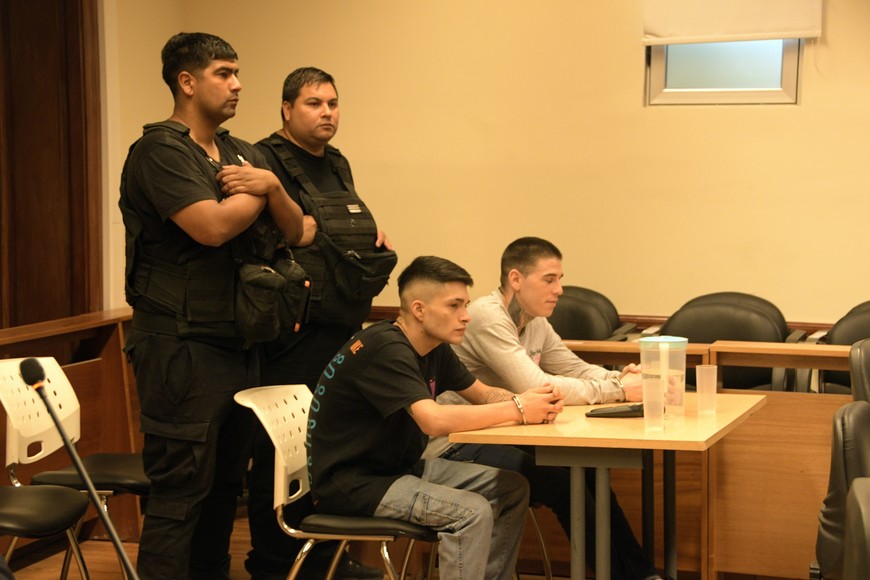 Juicio por el homicidio de Gastón Copes ocurrido el 23 de octubre de 2022 en las Cinco Esquinas de Santo Tomé - Fotos: Flavio Raina