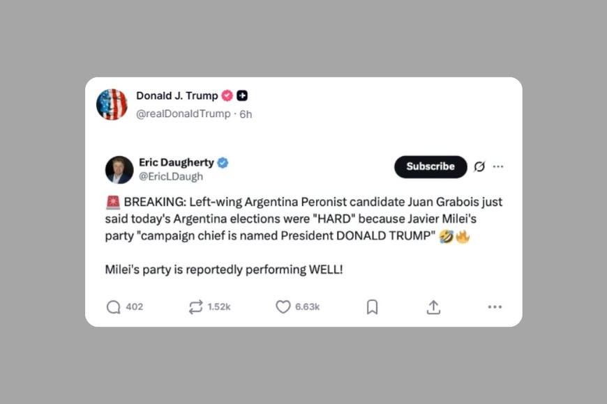 El comentario sobre Grabois.