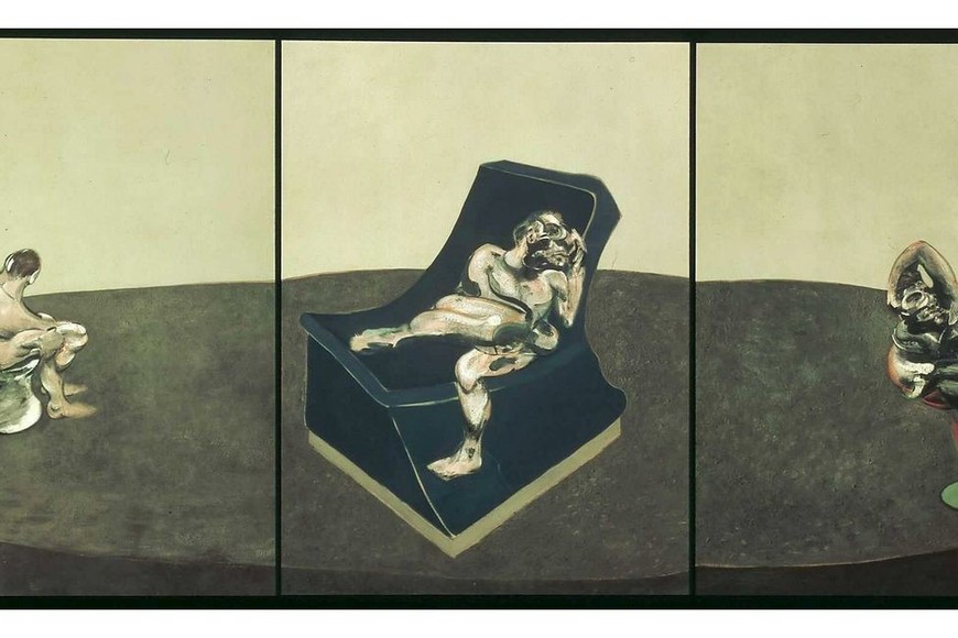 "Tres figuras en una habitación". Foto: Archivo / EFE