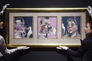 "Tres estudios para un retrato" de Bacon (1969). Foto: Archivo / EFE