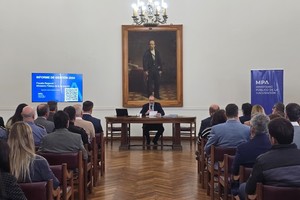 El informe de gestión 2024 fue realizado en Esperanza. Foto: Prensa MPA