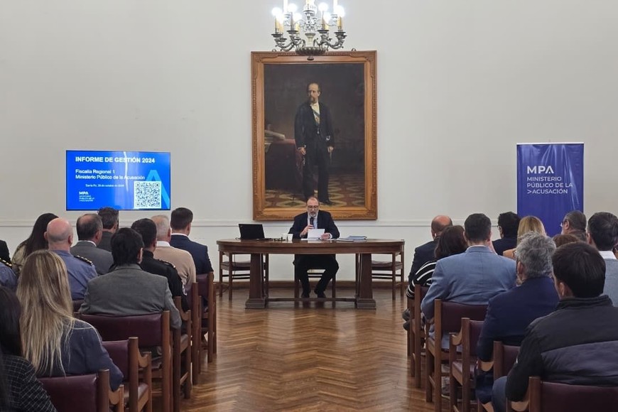 Informe Anual de Gestión del fiscal de Santa Fe Jorge Nessier MPA Esperanza