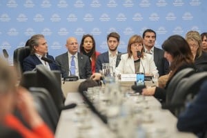 Bullrich tomó como eje la reducción de homicidios en Rosario para defender el Presupuesto en Seguridad. Crédito: HCDN.