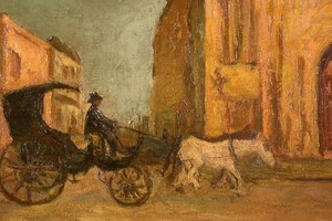 Fragmento de "El Mateo" obra de los años 50. Foto: Archivo El Litoral