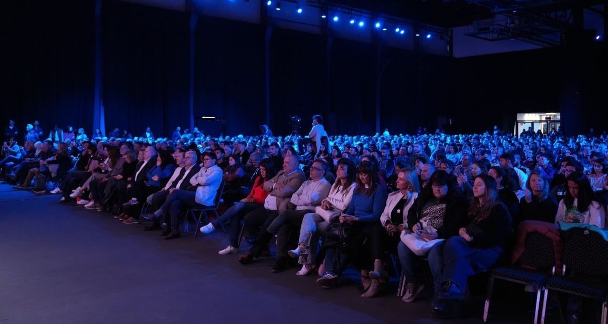 Unos 2 mil docentes, muchos de ellos profesores de Educación Física participan del congreso en Rosario. Foto: Gentileza
