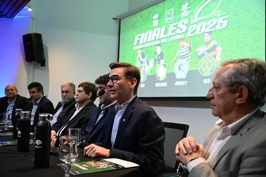 Se presentaron las finales del Torneo Regional del Litoral de Rugby 2025. Foto: Marcelo Manera