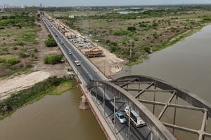 Ese cauce se reduce para la obra. Gobierno Provincial.