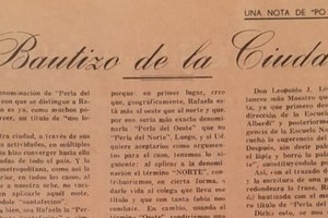 Artículo firmado por "Po essere" (Puede ser) en 1942, el seudónimo que utilizó Rafael R. Actis en el diario La Opinión de Rafaela.