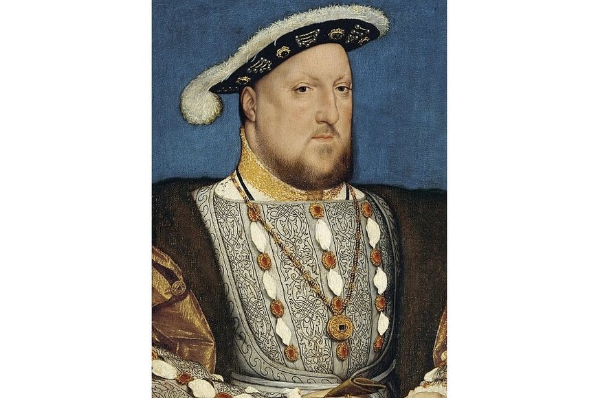 Retrato de Enrique VIII por Hans Holbein el Joven.