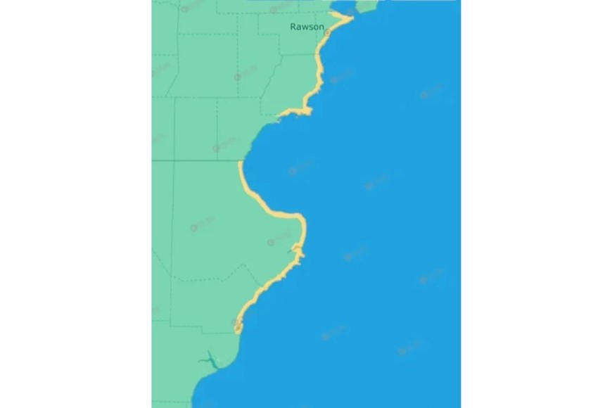 El gráfico de alertas del SMN.