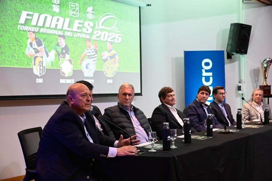 Se presentaron las finales del Torneo Regional del Litoral de Rugby 2025. Foto: Marcelo Manera