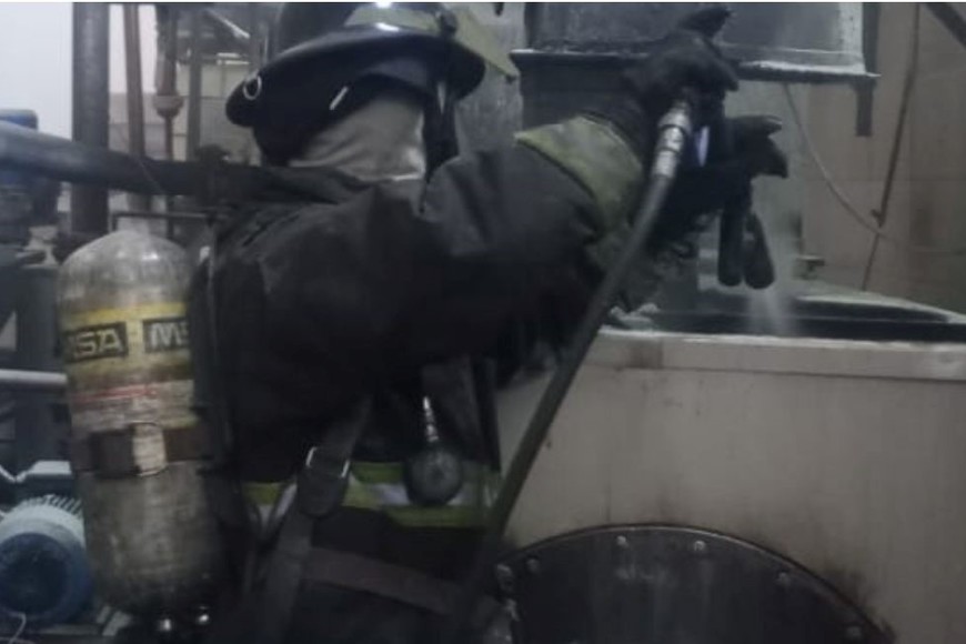 incendio fábrica alimentos Recreo