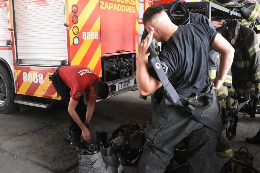Bomberos Zapadores trabajaron en el lugar. Foto: Archivo El Litoral