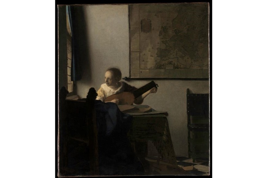 "Mujer con laúd". Foto: Museo Metropolitano de Arte de Nueva York