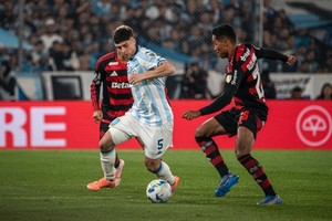 Racing vs. Flamengo. Foto: @RacingClub