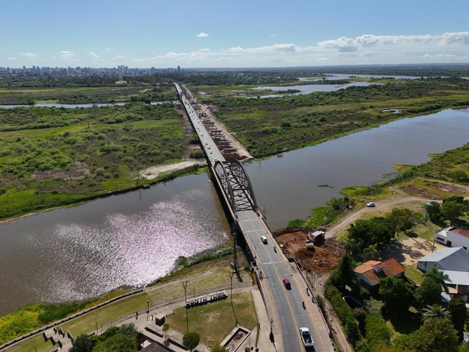 Nuevo puente Carretero: así son los trabajos en el río Salado para levantar las columnas