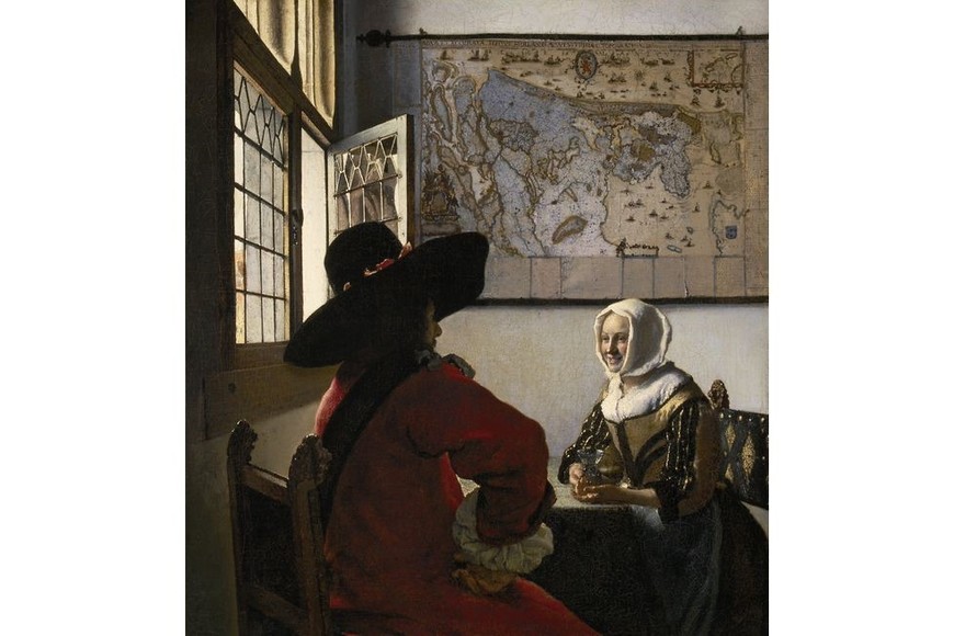 "Militar y muchacha riendo". Foto: Colección Frick de Nueva York