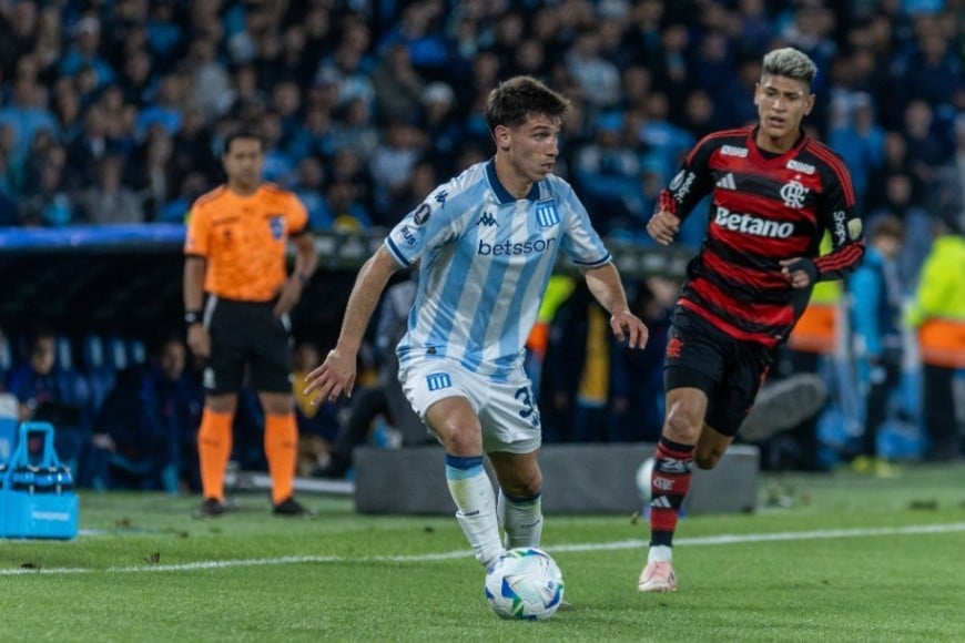 Racing vs. Flamengo. Foto: @RacingClub