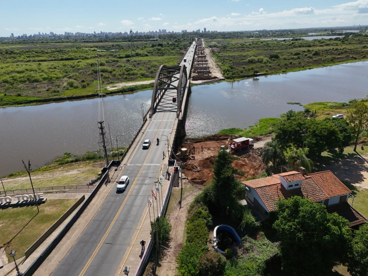 Nuevo puente Carretero: así son los trabajos en el río Salado para levantar las columnas
