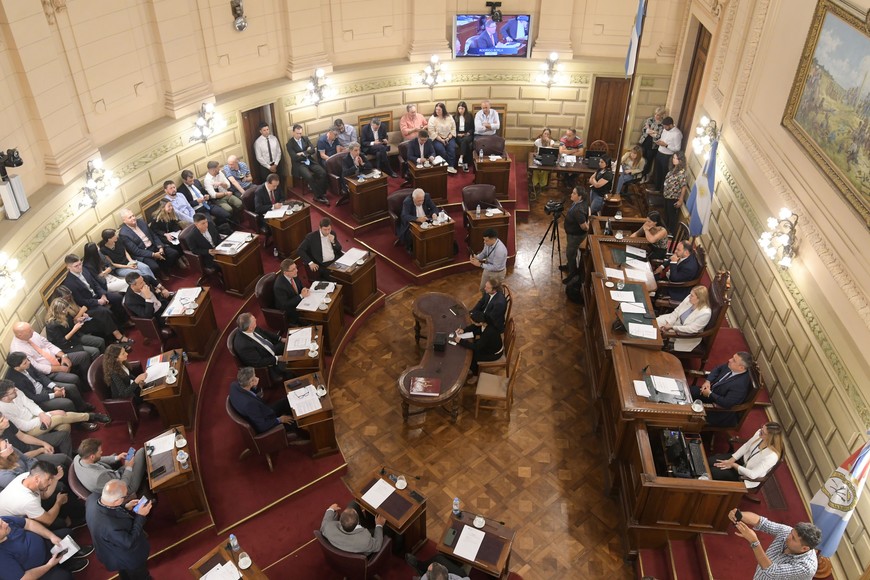Cámara de Senadores de la provincia de Santa Fe. Crédito: Guillermo Di Salvatore
