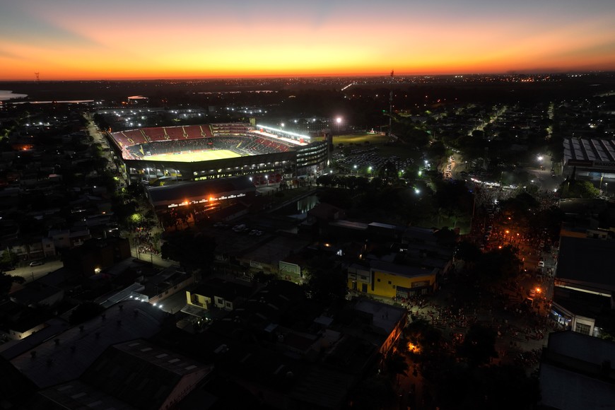 Estadio Brigadier Estanislao López. Crédito: Fernando Nicola