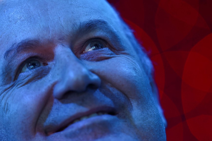 Argentina's Deregulation and State Transformation Minister Federico Sturzenegger participates in a business event, in Buenos Aires, Argentina, May 13, 2025. REUTERS/Agustin Marcarian